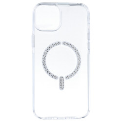 Capa Antiyellow Compatível com Magsafe com Brilhantes para iPhone 15 Plus - La Casa de las Carcasas, Acessórios e Capas para tel