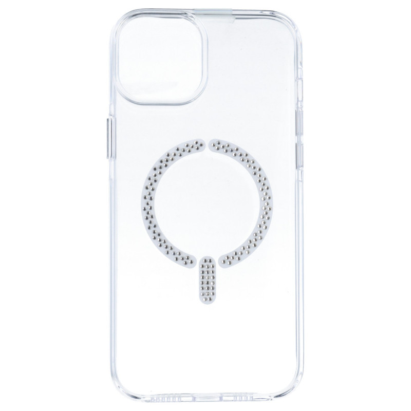Capa Antiyellow Compatível com Magsafe com Brilhantes para iPhone 15 Plus - La Casa de las Carcasas, Acessórios e Capas para tel Capa Antiyellow Compatível com Magsafe com Brilhantes para iPhone 15 Plus - La Casa de las Carcasas, Acessórios e Capas para tel