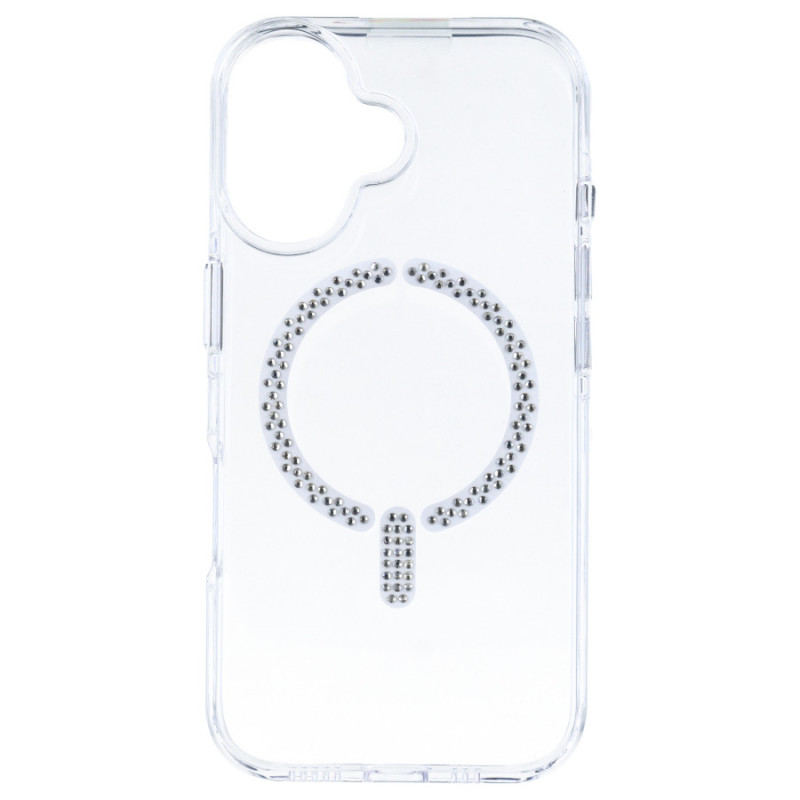 Capa Antiyellow Compatível com Magsafe com Brilhantes para iPhone 16 Plus - La Casa de las Carcasas, Acessórios e Capas para tel Capa Antiyellow Compatível com Magsafe com Brilhantes para iPhone 16 Plus - La Casa de las Carcasas, Acessórios e Capas para tel