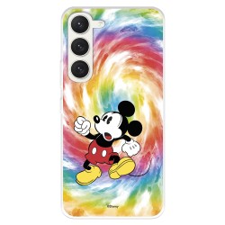 Funda para Samsung Galaxy S23 Oficial de Disney Mickey Mickey Tye Die - Clásicos Disney