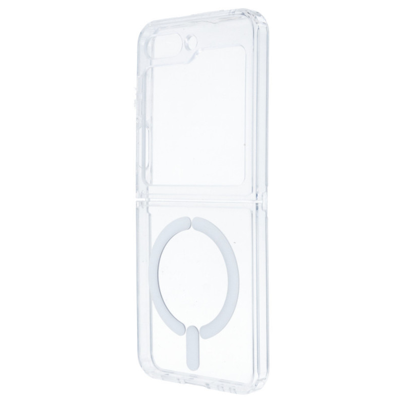 Capa Transparente Logo Compatível com Magsafe para Samsung Galaxy Z Flip 5 - La Casa de las Carcasas, Accesorios y Fundas para