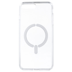Capa Transparente Logo Compatível com Magsafe para iPhone 8 Plus
