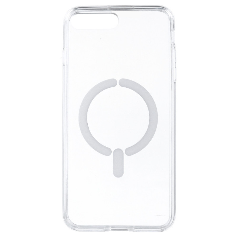 Capa Transparente Logo Compatível com Magsafe para iPhone 8 Plus