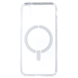 Capa Transparente Logo Compatível com Magsafe para iPhone X