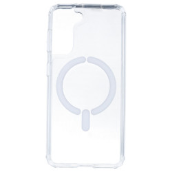 Capa Transparente Logo Compatível com Magsafe para Samsung Galaxy S21
