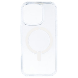 Capa Transparente Logo Compatível com Magsafe para iPhone 16 Pro - La Casa de las Carcasas, Acessórios e Capas para Telemóveis