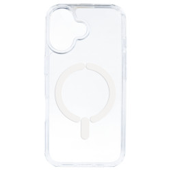 Capa Transparente Logo Compatível com Magsafe para iPhone 16 Plus - La Casa de las Carcasas, Acessórios e Capas para Telemóveis