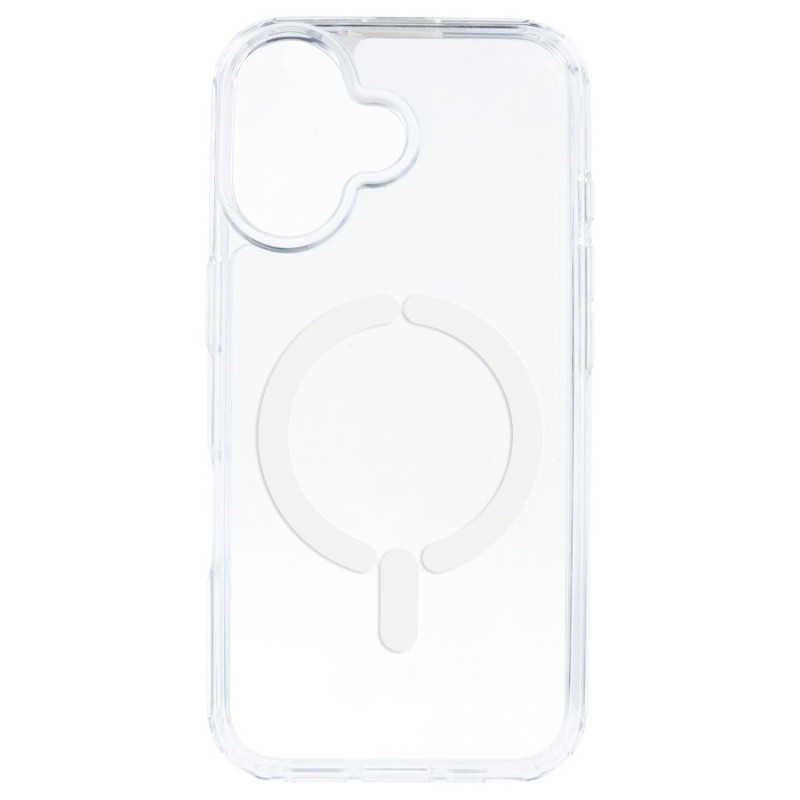 Capa Transparente Logo Compatível com Magsafe para iPhone 16 Plus - La Casa de las Carcasas, Acessórios e Capas para Telemóveis