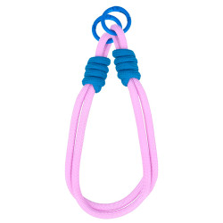 Pulseira Cordão Colorida com Argolas