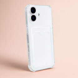 Capa de Silicone com Proteção para a Câmara e Porta-cartões para iPhone 17 -La Casa de las Carcasas, Acessórios e Capas para tel