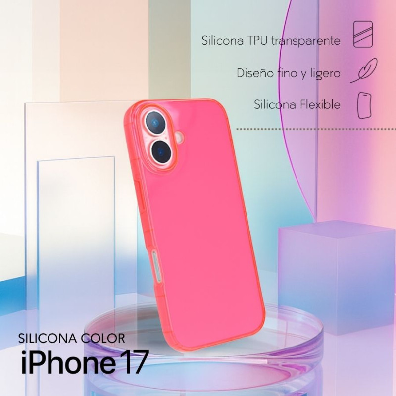 Capa Silicone Colorida para iPhone 17 thumbnail