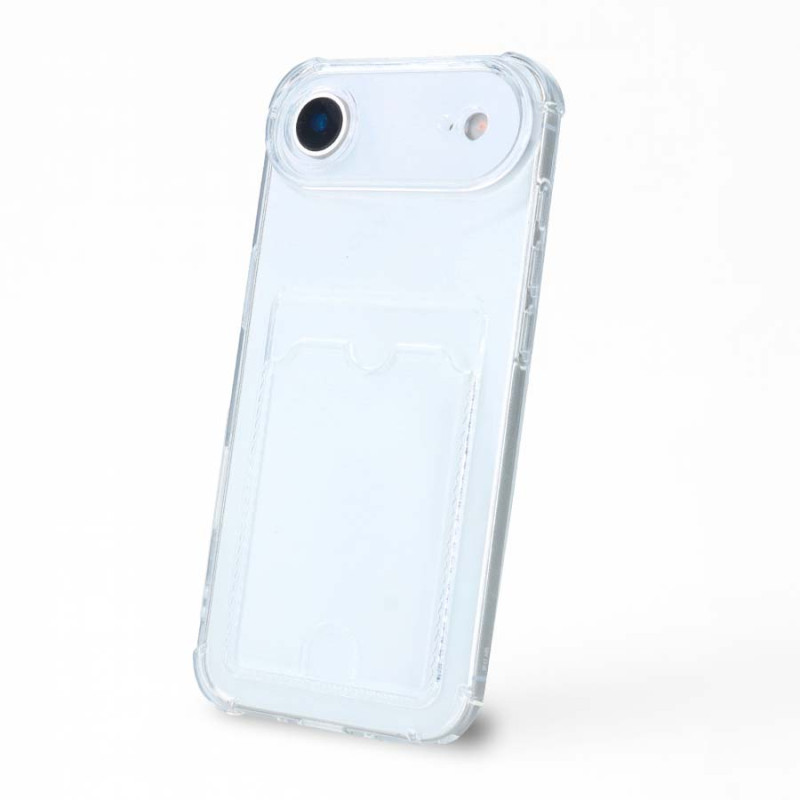 Capa de Silicone com Proteção para a Câmara e Porta-cartões para iPhone 17 Air -La Casa de las Carcasas, Acessórios e Capas para