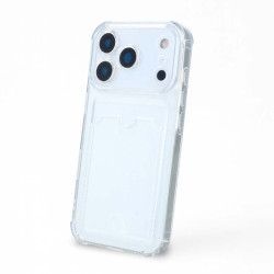 Capa de Silicone com Proteção para a Câmara e Porta-cartões para iPhone 17 Pro -La Casa de las Carcasas, Acessórios e Capas para