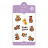 Stickers Oficiais Capibara - Personaliza os teus dispositivos Stickers Oficiais Capibara - Personaliza os teus dispositivos