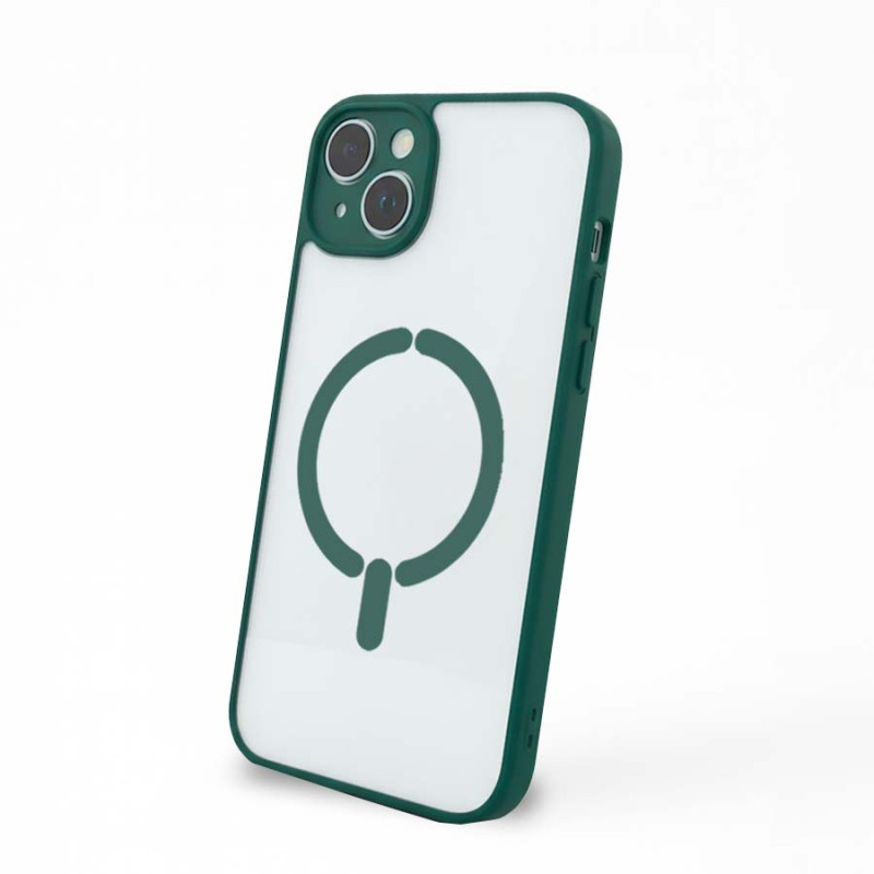 Capa Bumper Compatível com Magsafe com Protetor de Câmara para iPhone 15