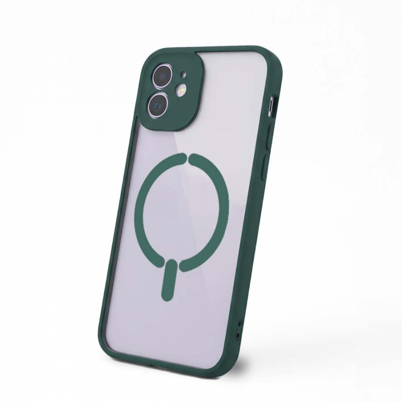 Funda Bumper Compatible con Magsafe con Cubre cámara para iPhone 12 Funda Bumper Compatible con Magsafe con Cubre cámara para iPhone 12