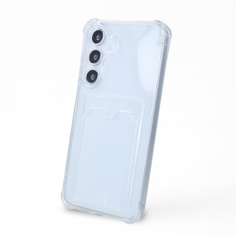 Funda Silicona Cubre con Tarjetero para Samsung Galaxy S25 FE Funda Silicona Cubre con Tarjetero para Samsung Galaxy S25 FE