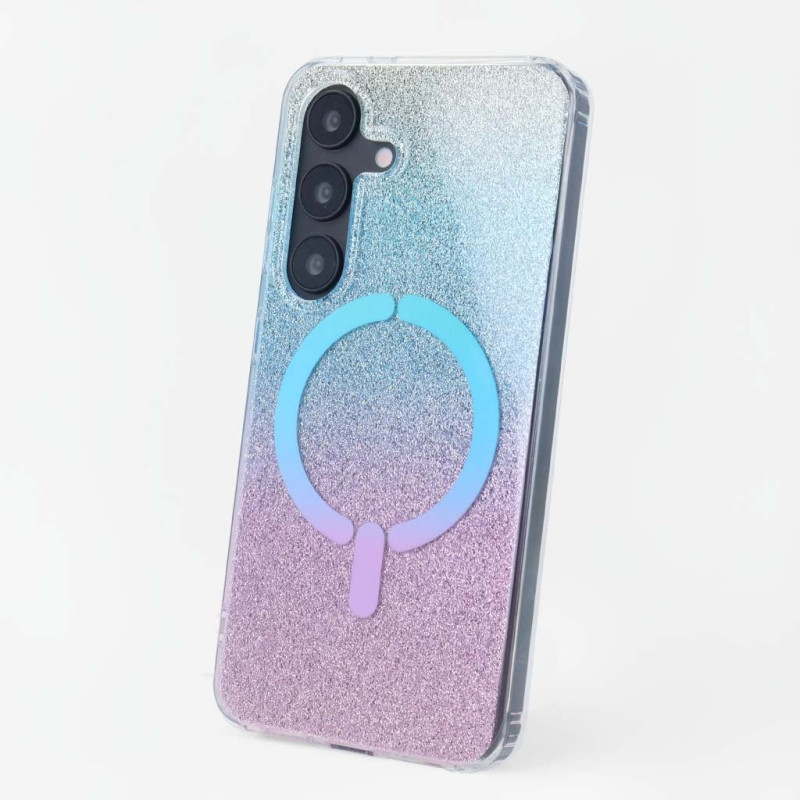 Capa Ring Glitter Compatível com Magsafe para Samsung Galaxy S25