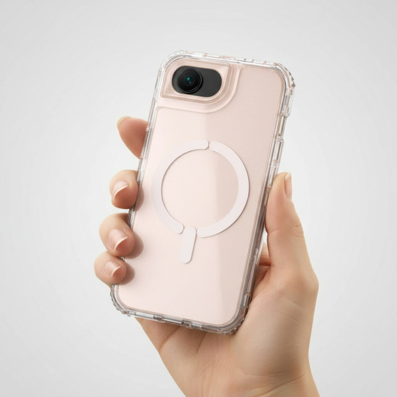 Capa Bumper 3 em 1 Compatível com Magsafe para iPhone 16e thumbnail