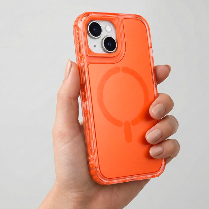 Capa Bumper 3 em 1 Compatível com Magsafe para iPhone 14 thumbnail