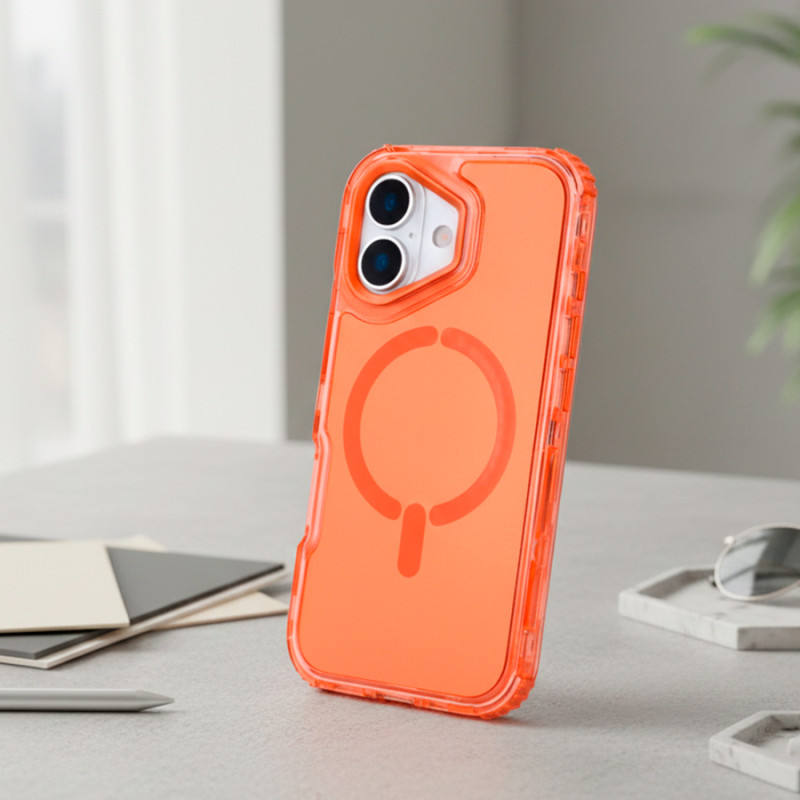 Capa Bumper 3 em 1 Compatível com Magsafe para iPhone 16 thumbnail