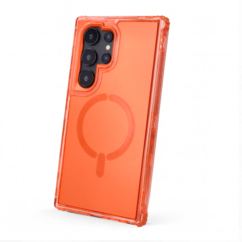 Capa Bumper 3 em 1 Compatível com Magsafe para Samsung Galaxy S24 Ultra