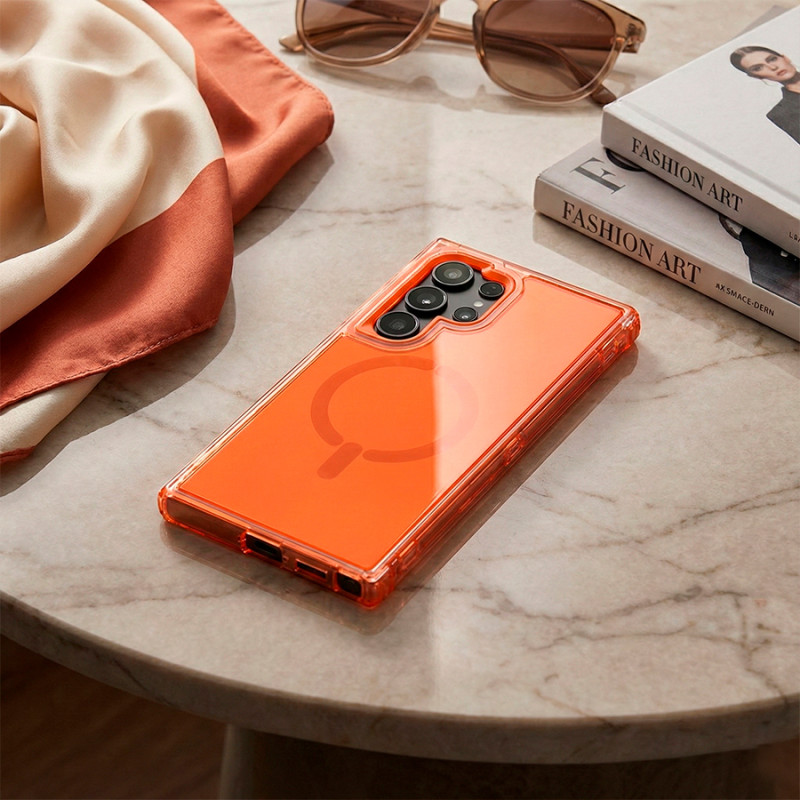 Capa Bumper 3 em 1 Compatível com Magsafe para Samsung Galaxy S24 Ultra thumbnail