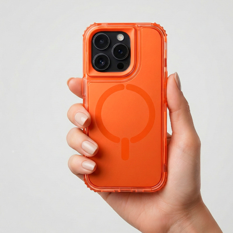 Capa Bumper 3 em 1 Compatível com Magsafe para iPhone 16 Pro thumbnail