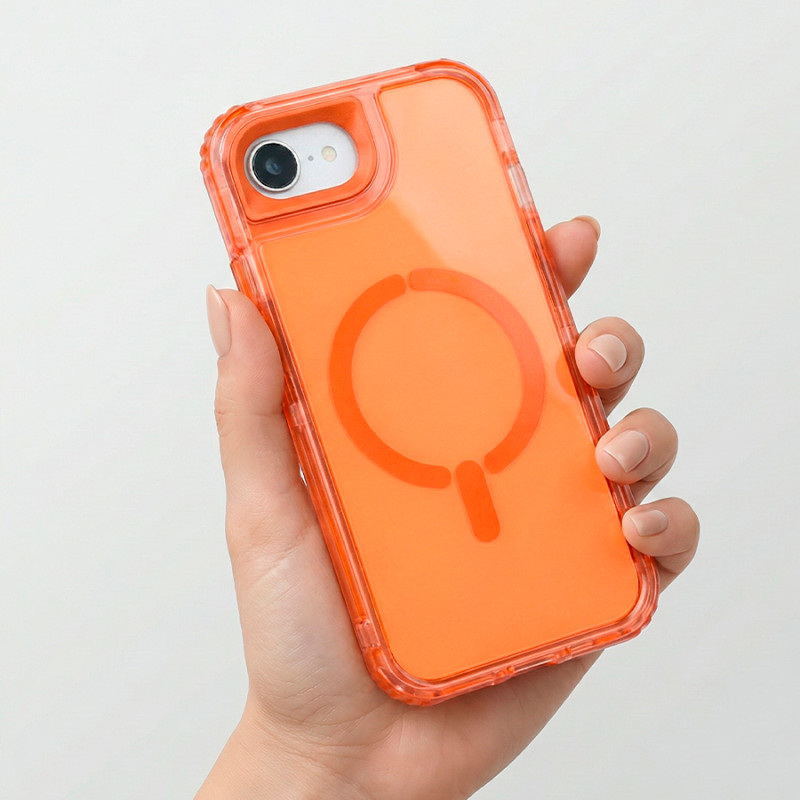 Capa Bumper 3 em 1 Compatível com Magsafe para iPhone 16e thumbnail