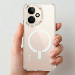 Funda Transparente Logo Compatible con Magsafe para Huawei Honor 400