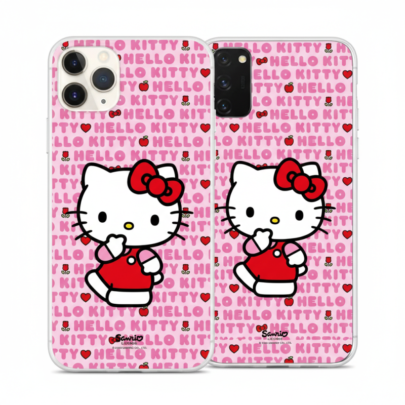 Capa Oficial Hello Kitty - Logo Rosa