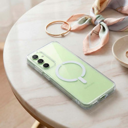 Funda Transparente Logo Compatible con Magsafe para Samsung Galaxy A34 5G