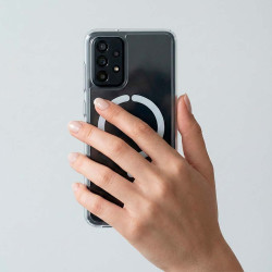 Funda Transparente Logo Compatible con Magsafe para Samsung Galaxy A52S 5G