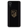 Funda para ZTE Blade A31 Plus del Atlético de Madrid Escudo Dorado Fondo Negro  - Licencia Oficial Atlético de Madrid