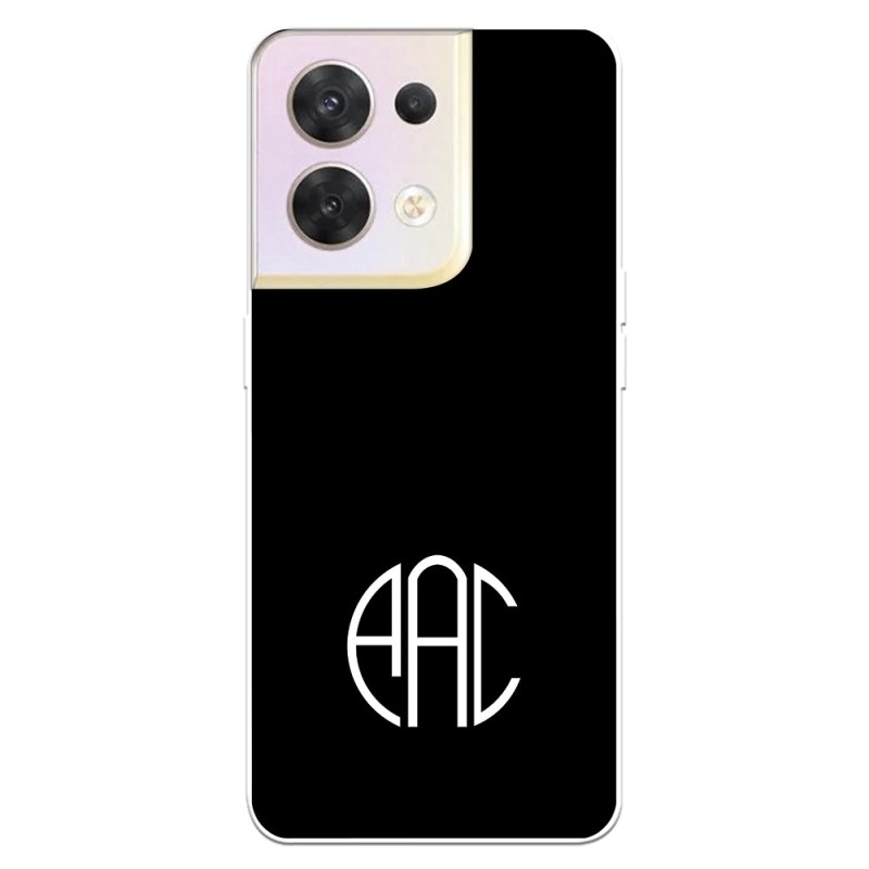 Funda para Oppo Reno 8 del Académica de Coimbra Iniciales  - Licencia Oficial Académica de Coimbra