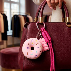 Charm Porta-chaves Donut Kawaii | La Casa de las Carcasas