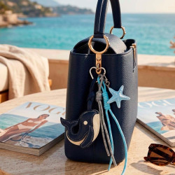 Charm Porta-chaves Baleia Kawaii | La Casa de las Carcasas