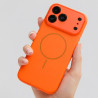 Funda Funda Magbattery Con Cubrecamara Naranja para iPhone 17 Pro
