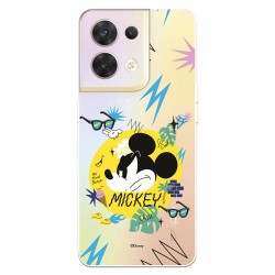 Funda para Oppo Reno 8 Oficial de Disney Mickey Mickey Urban - Clásicos Disney