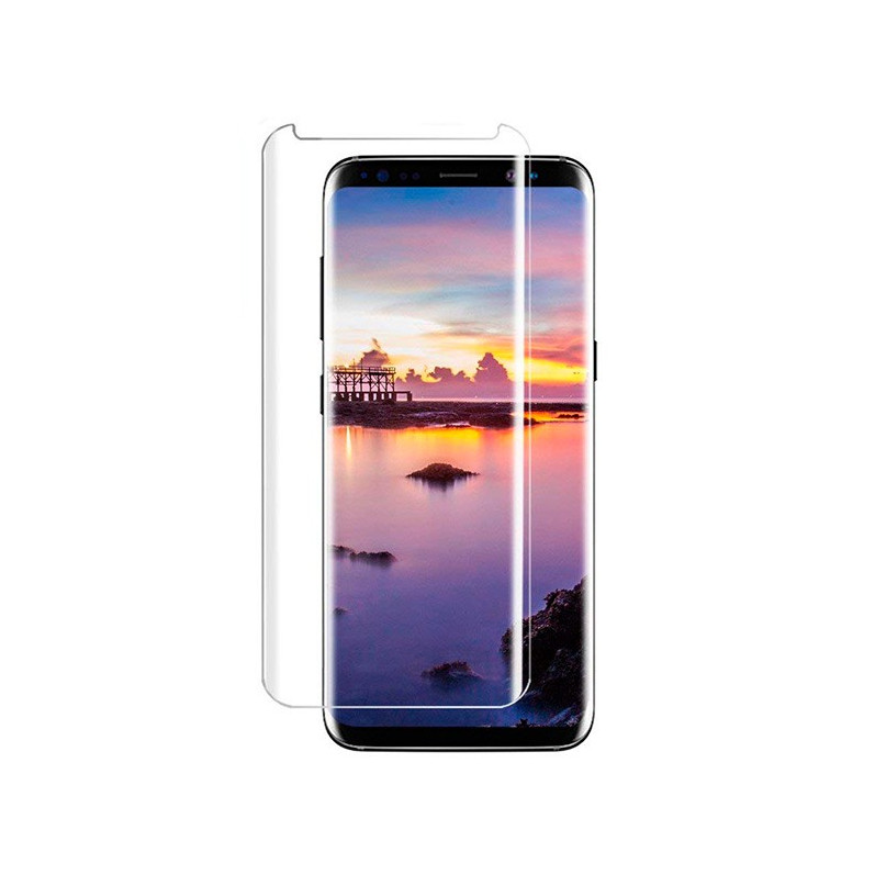 Película de vidro temperado completa transparente para Samsung Galaxy S8
