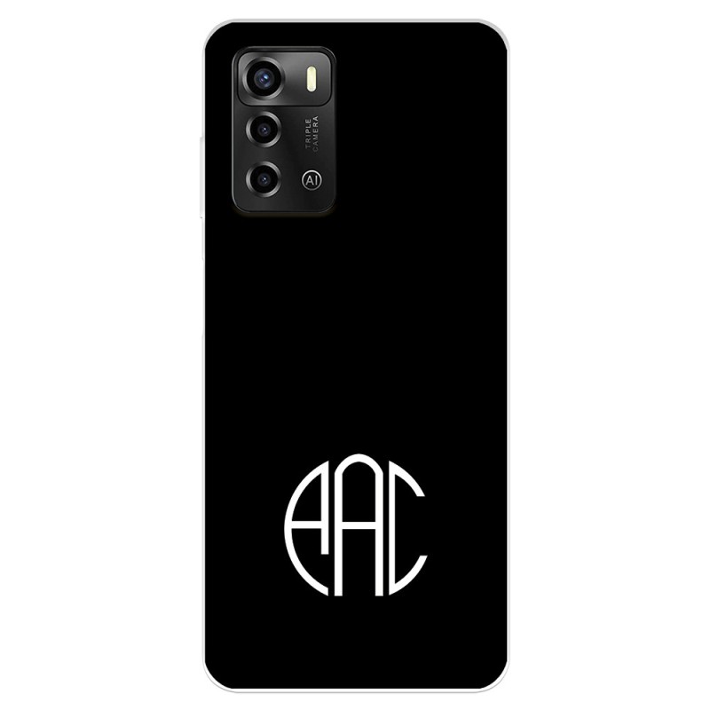 Funda para ZTE Blade A72 del Académica de Coimbra Iniciales  - Licencia Oficial Académica de Coimbra