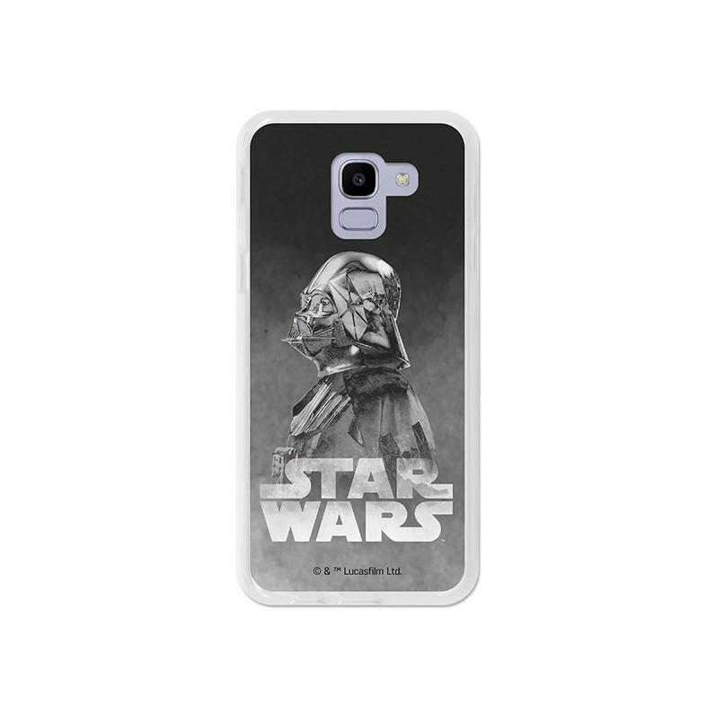 Capa Oficial Star Wars Darth Vader preto para Samsung Galaxy J6 2018
