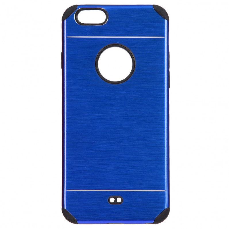 Capa Metalizada dupla Azul para iPhone 6S