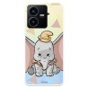 Funda para Vivo Y22S Oficial de Disney Dumbo Silueta Transparente - Dumbo