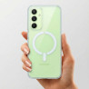 Funda Transparente Logo Compatible con Magsafe para Samsung Galaxy A34 5G
