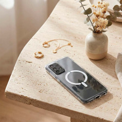 Funda Transparente Logo Compatible con Magsafe para Samsung Galaxy A52 5G