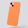 Funda Funda Magbattery Con Cubrecamara Naranja para iPhone 15