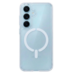 Funda Transparente Logo Compatible con Magsafe para Samsung S26 Plus