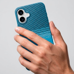 Funda Funda Carbono para iPhone 16 Plus