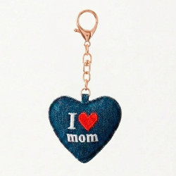 Chaveiro Charm I Love Mom | La Casa de las Carcasas